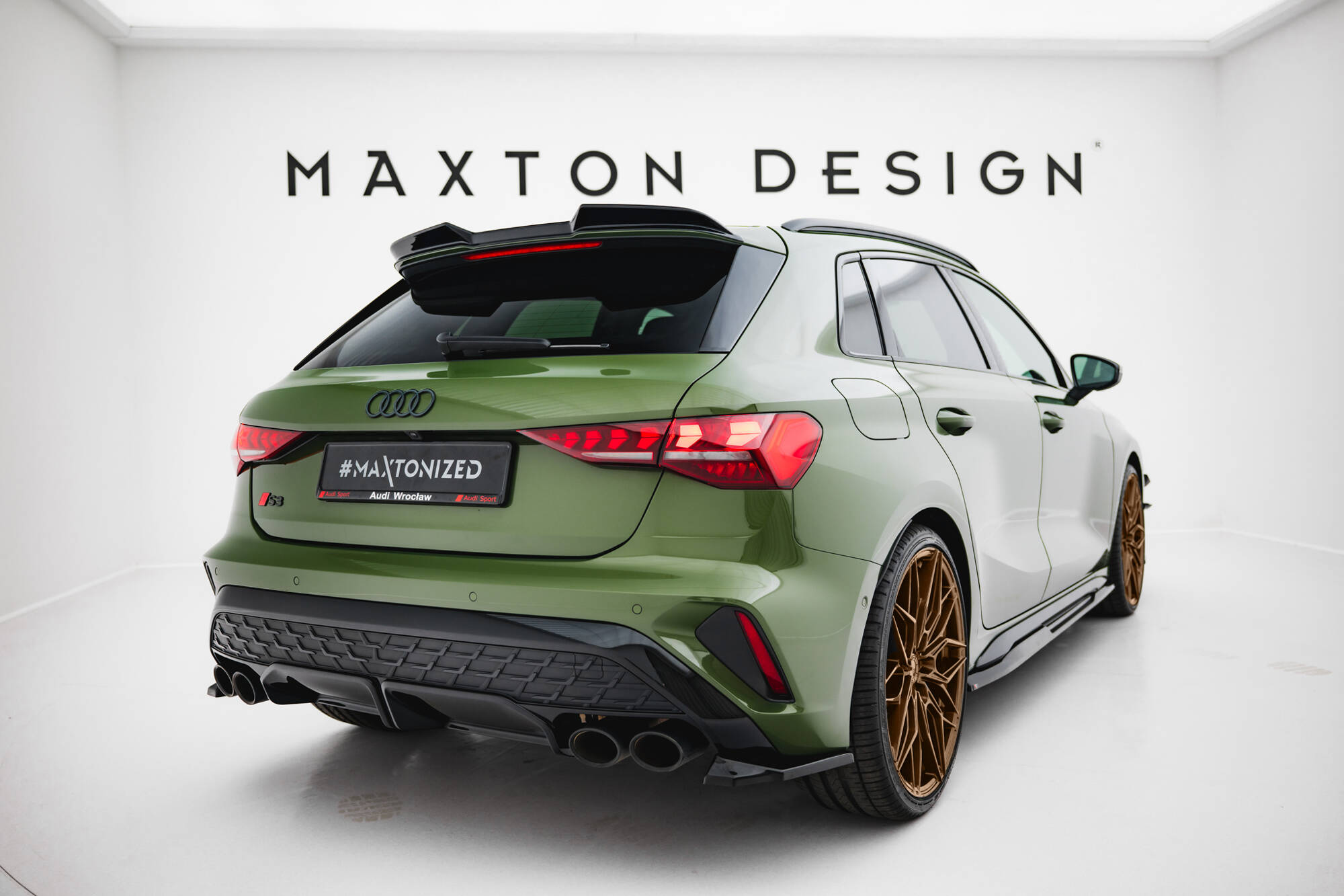 REAR SIDE SPLITTERS V.1 SUITABLE FOR AUDI S3 SPORTBACK 8Y FACELIFT – MAXTON DESIGN - 5