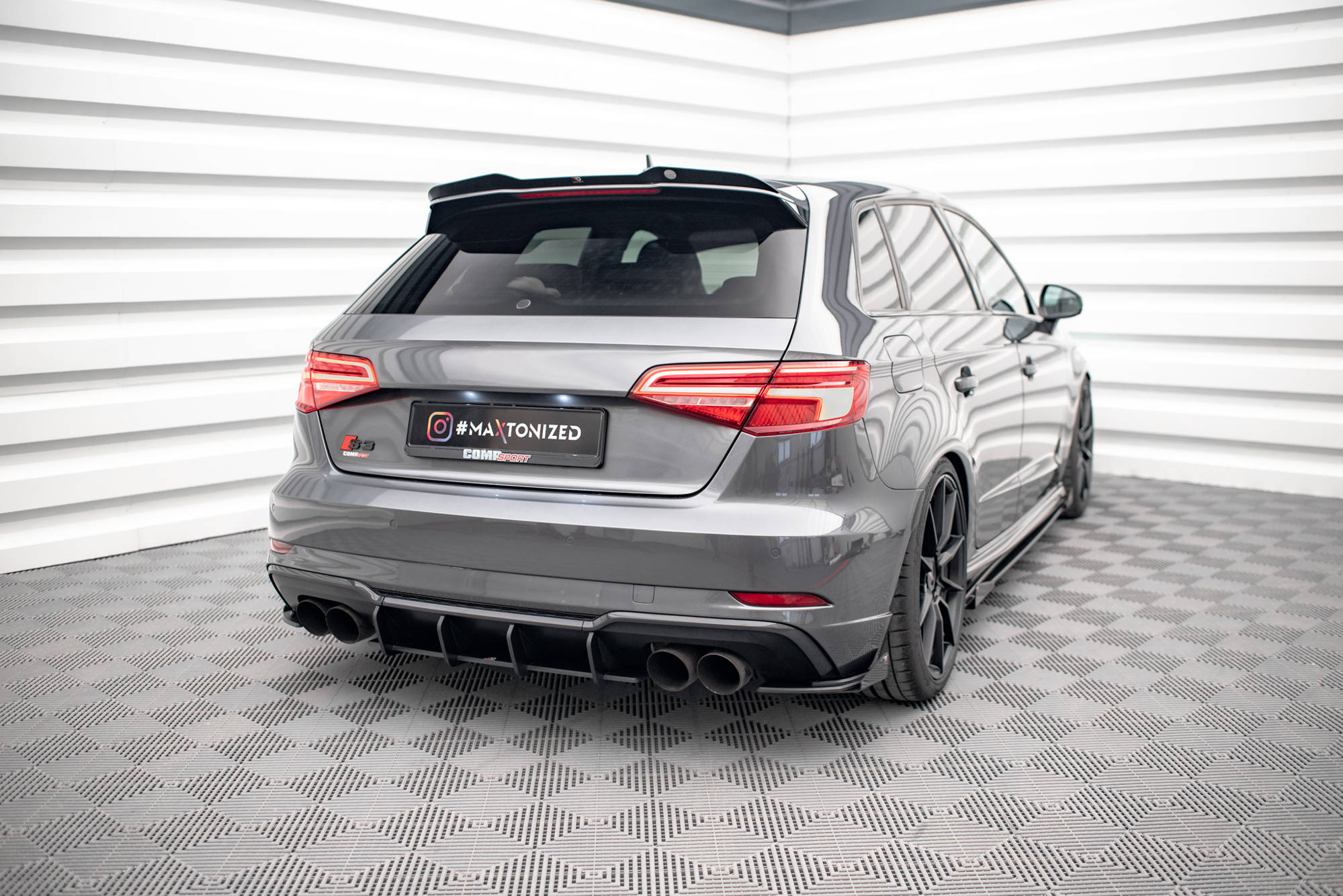 Rear Side Flaps Audi S3 Sportback 8V Facelift - 3