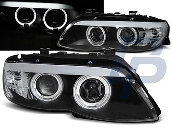 HEADLIGHTS BMW X5 E53 11.03-06 BLACK XENON