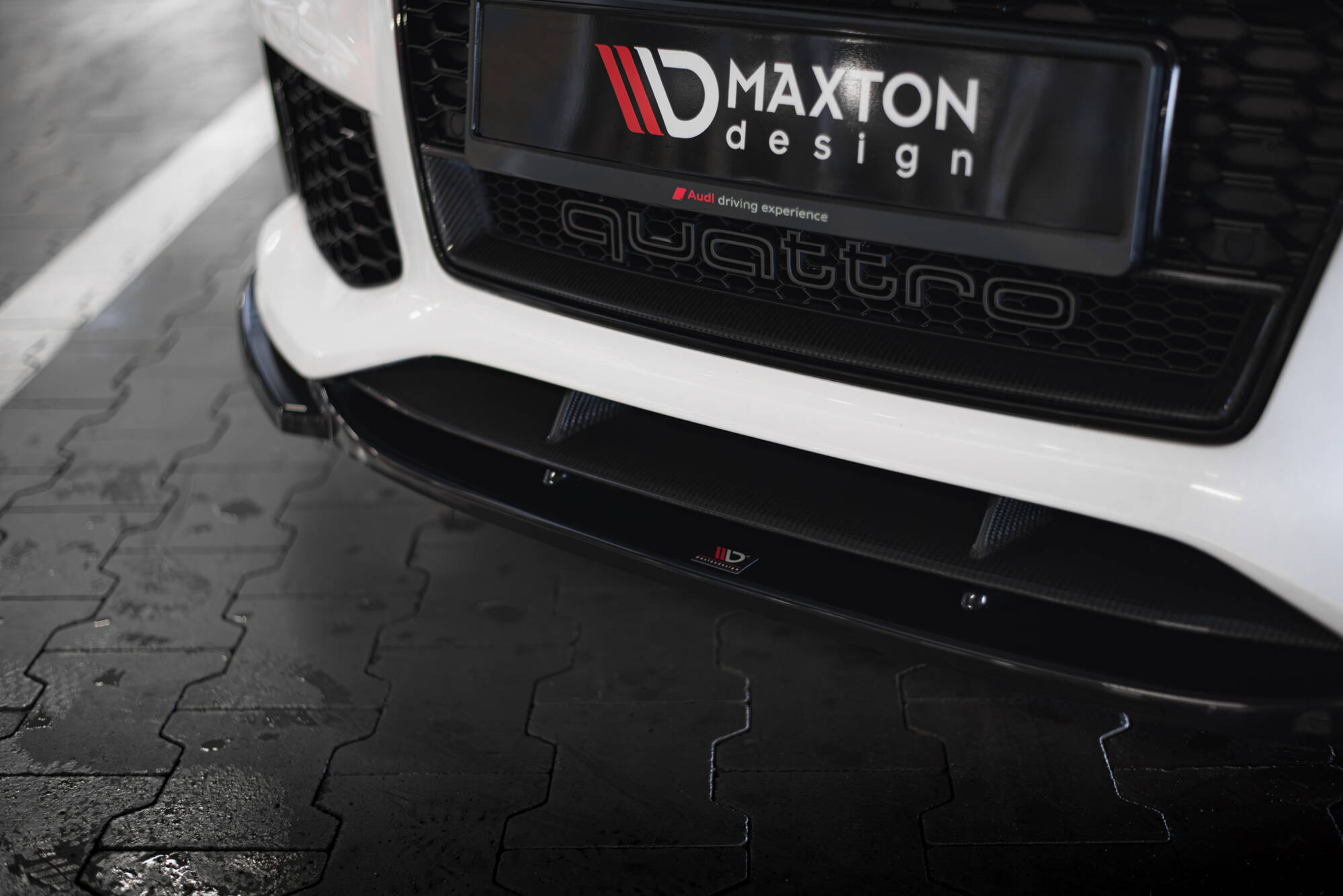 Front Splitter V.4 Audi RS7 C7 Facelift - 5