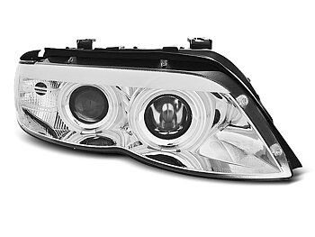 HEADLIGHTS BMW X5 E53 11.03-06 CHROME CCFL XENON
