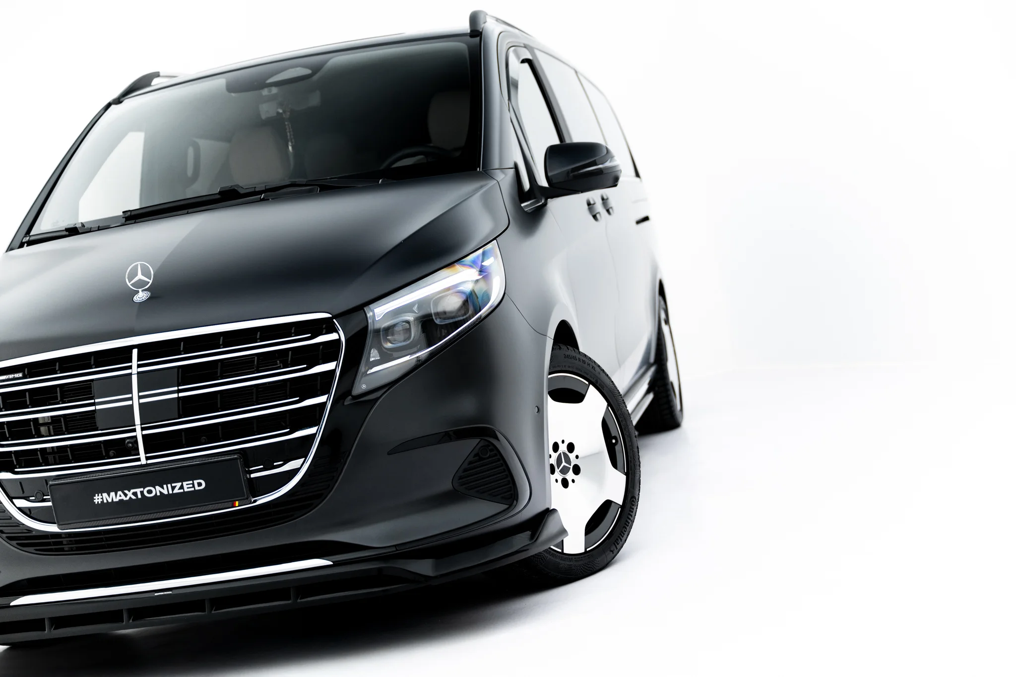 FRONT SPLITTER SUITABLE FOR MERCEDES-BENZ V / VITO AMG-LINE W447 FACELIFT 2 – MAXTON DESIGN