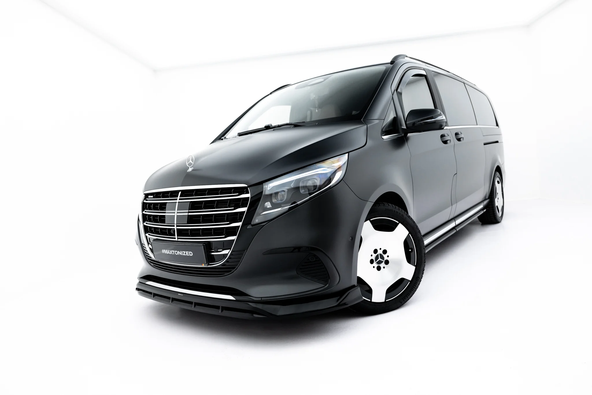 FRONT SPLITTER SUITABLE FOR MERCEDES-BENZ V / VITO AMG-LINE W447 FACELIFT 2 – MAXTON DESIGN - 2