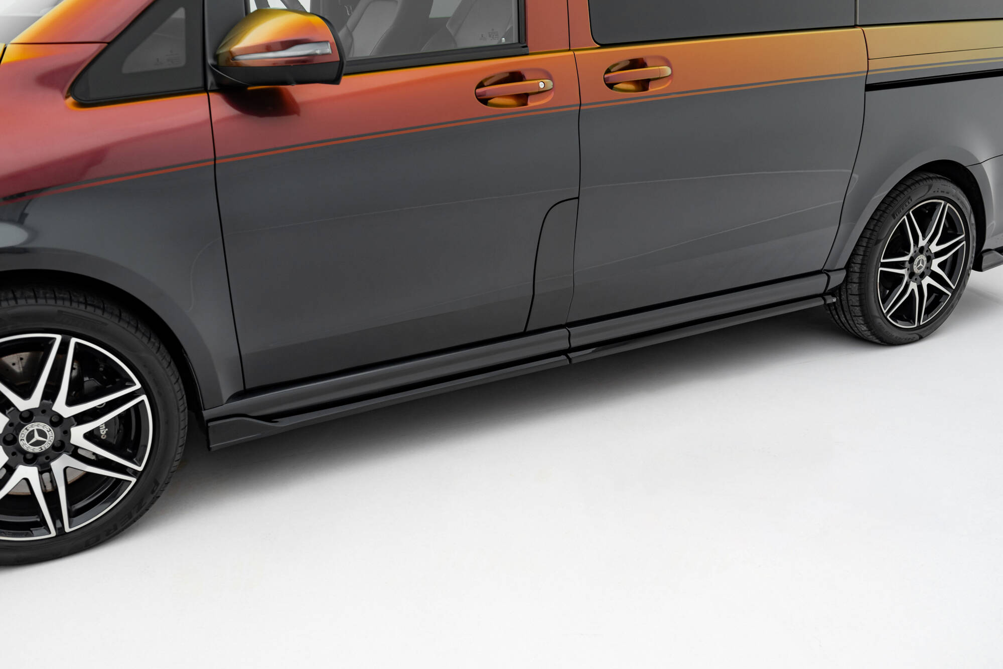 SIDE SKIRTS DIFFUSERS SUITABLE FOR MERCEDES-BENZ V-CLASS LONG AMG-LINE W447 – MAXTON DESIGN - 6