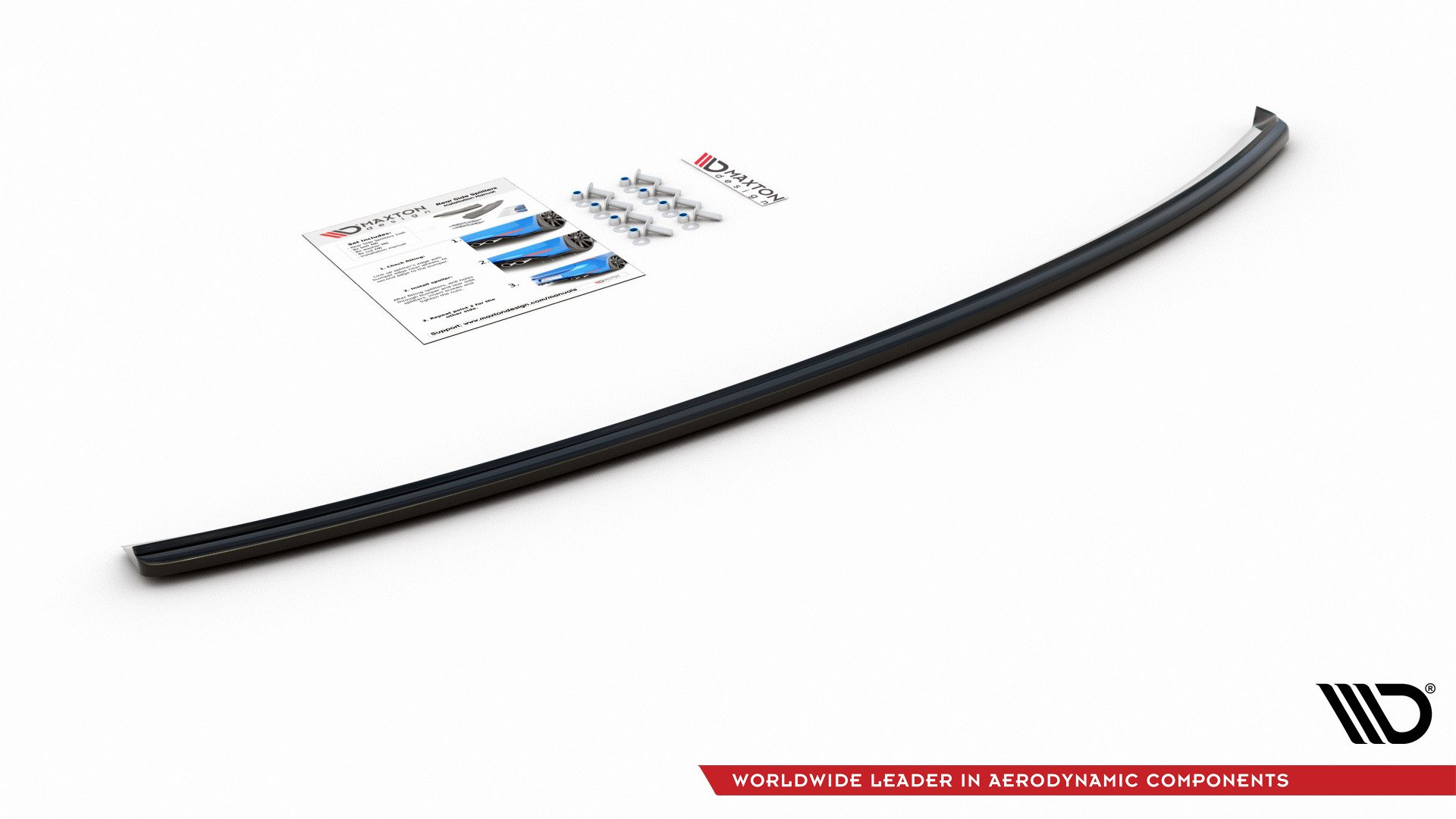 Central Rear Splitter Audi A4 B8 Avant - 2