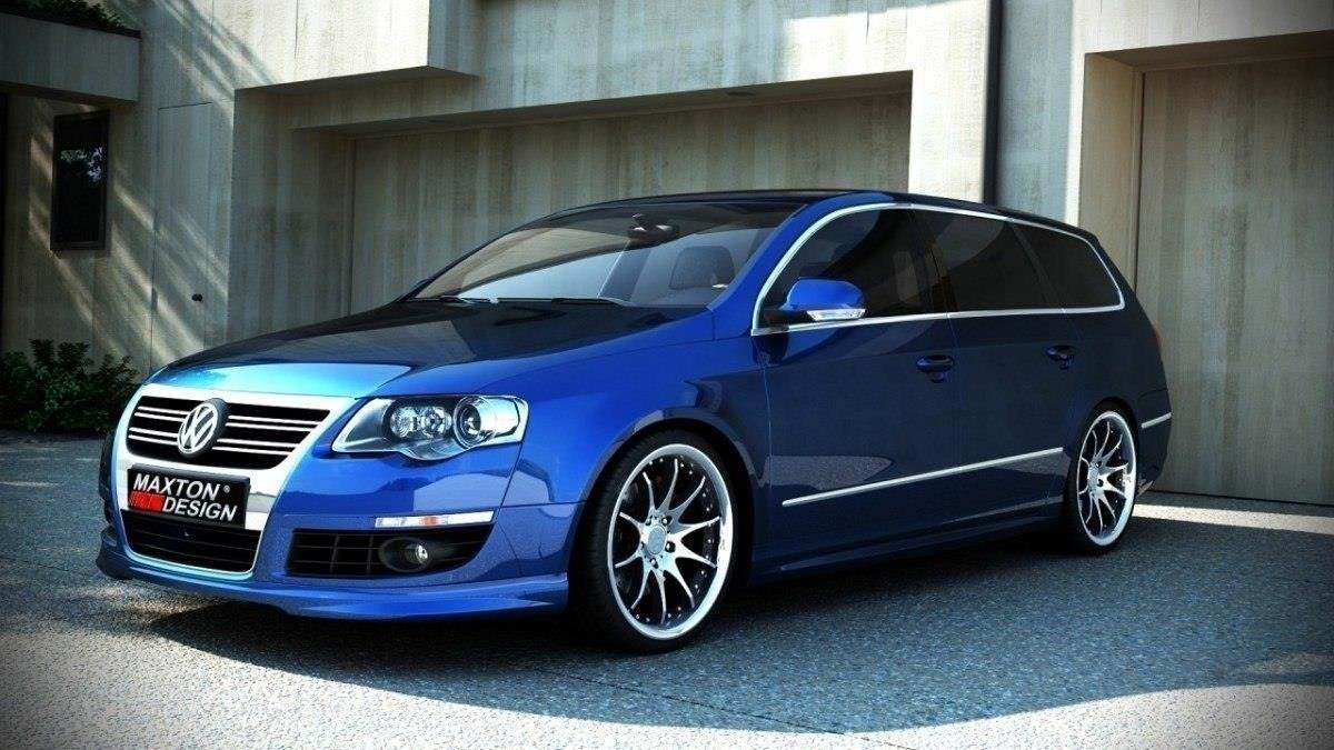 Front Bumper Spoiler VW Passat B6 ( R-line Look ) - 2