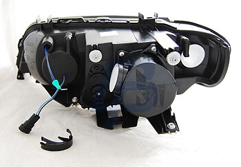HEADLIGHTS BMW X5 E53 09.99-10.03 ANGEL EYES CHROME