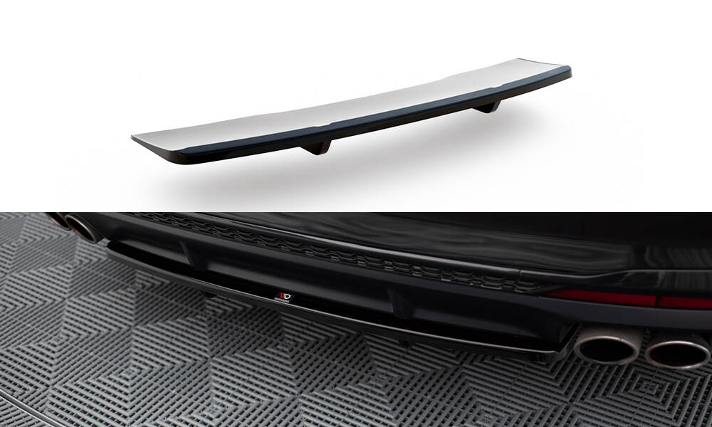 Central Rear Splitter (Vertical Bars) Audi S4 B9 Facelift