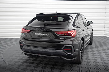 Central Rear Splitter (Vertical Bars) Audi Q3 Sportback F3