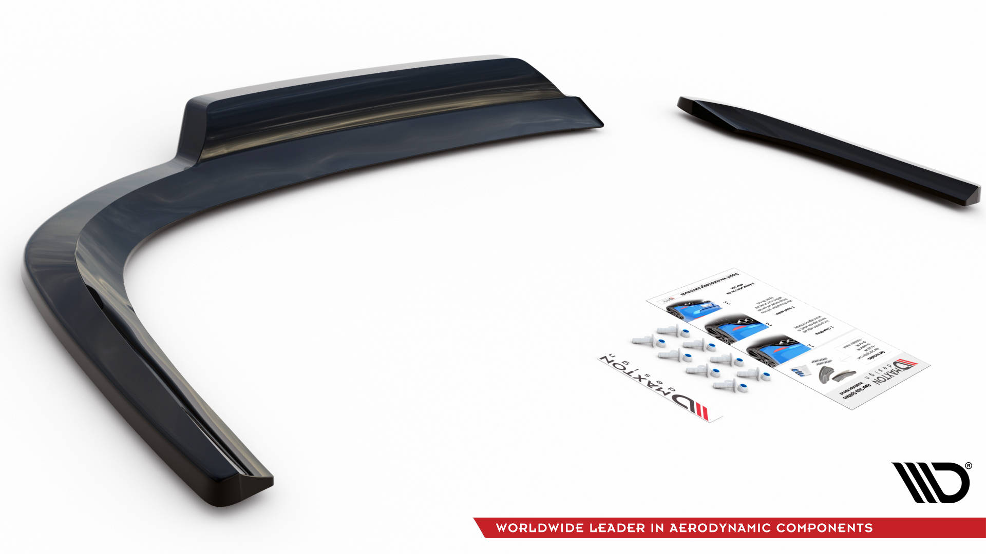 Central Rear Splitter (Vertical Bars) VW Passat CC (2008-2012) - 7