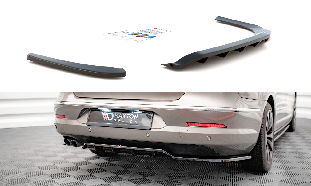 Central Rear Splitter (Vertical Bars) VW Passat CC (2008-2012)