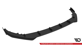 STREET PRO FRONT SPLITTER + FLAPS SUITABLE FOR AUDI A3 S-LINE SEDAN / S3 SEDAN 8Y FACELIFT – MAXTON DESIGN