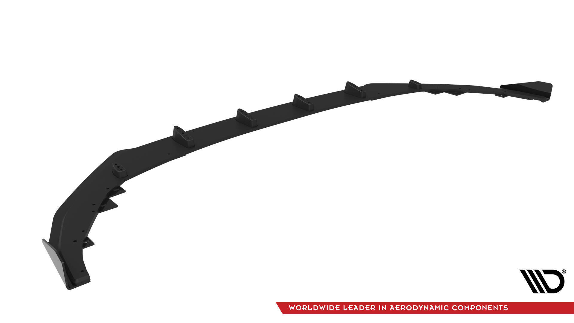 STREET PRO FRONT SPLITTER + FLAPS SUITABLE FOR AUDI A3 S-LINE SEDAN / S3 SEDAN 8Y FACELIFT – MAXTON DESIGN - 5