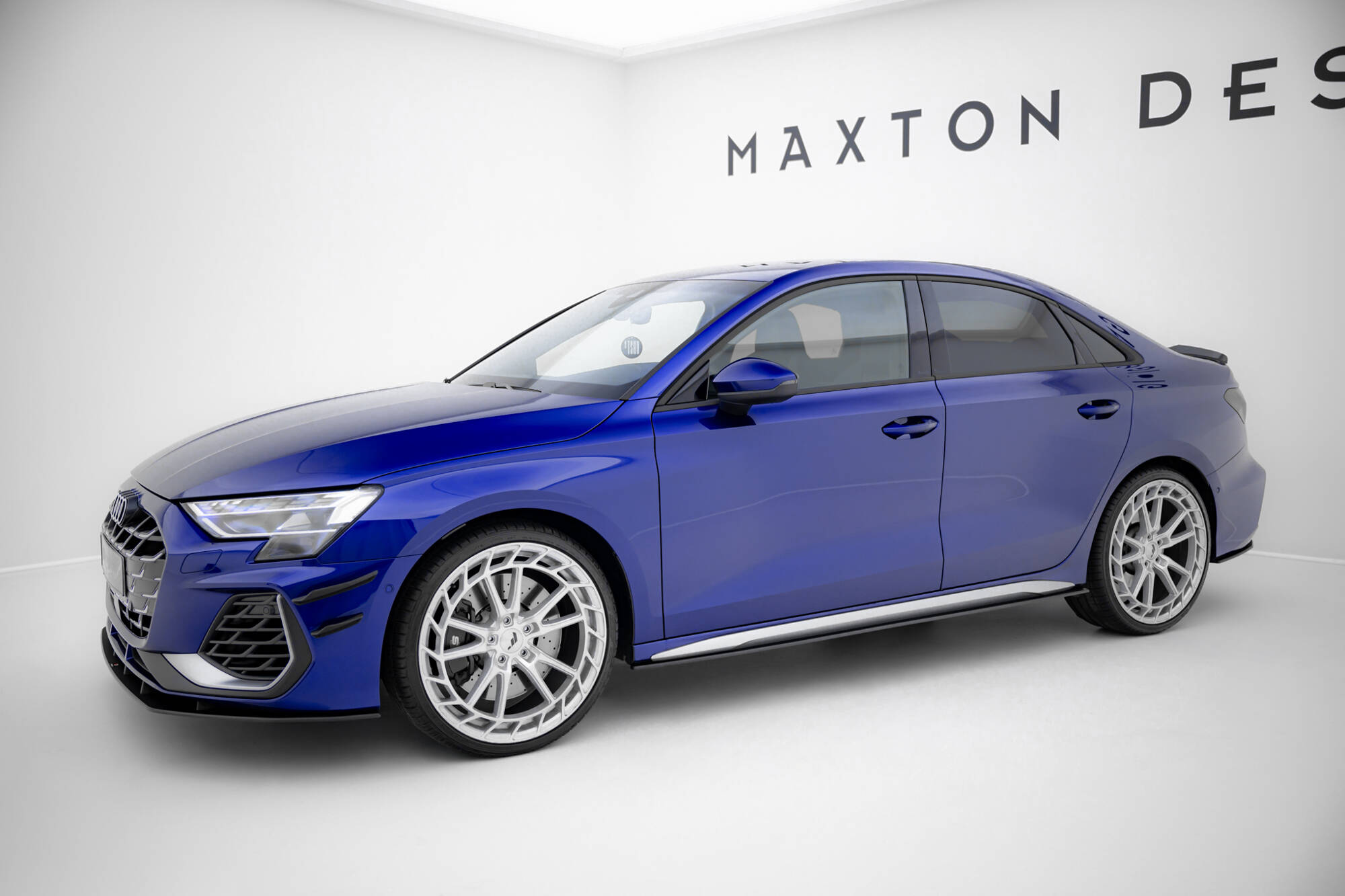 STREET PRO SIDE SKIRTS DIFFUSERS V.2 SUITABLE FOR AUDI A3 S-LINE SEDAN / S3 SEDAN 8Y / 8Y FACELIFT – MAXTON DESIGN - 3