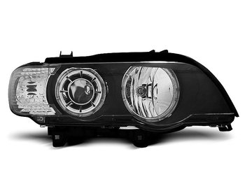 HEADLIGHTS BMW X5 E53 09.99-10.03 LED ANGEL EYES BLACK