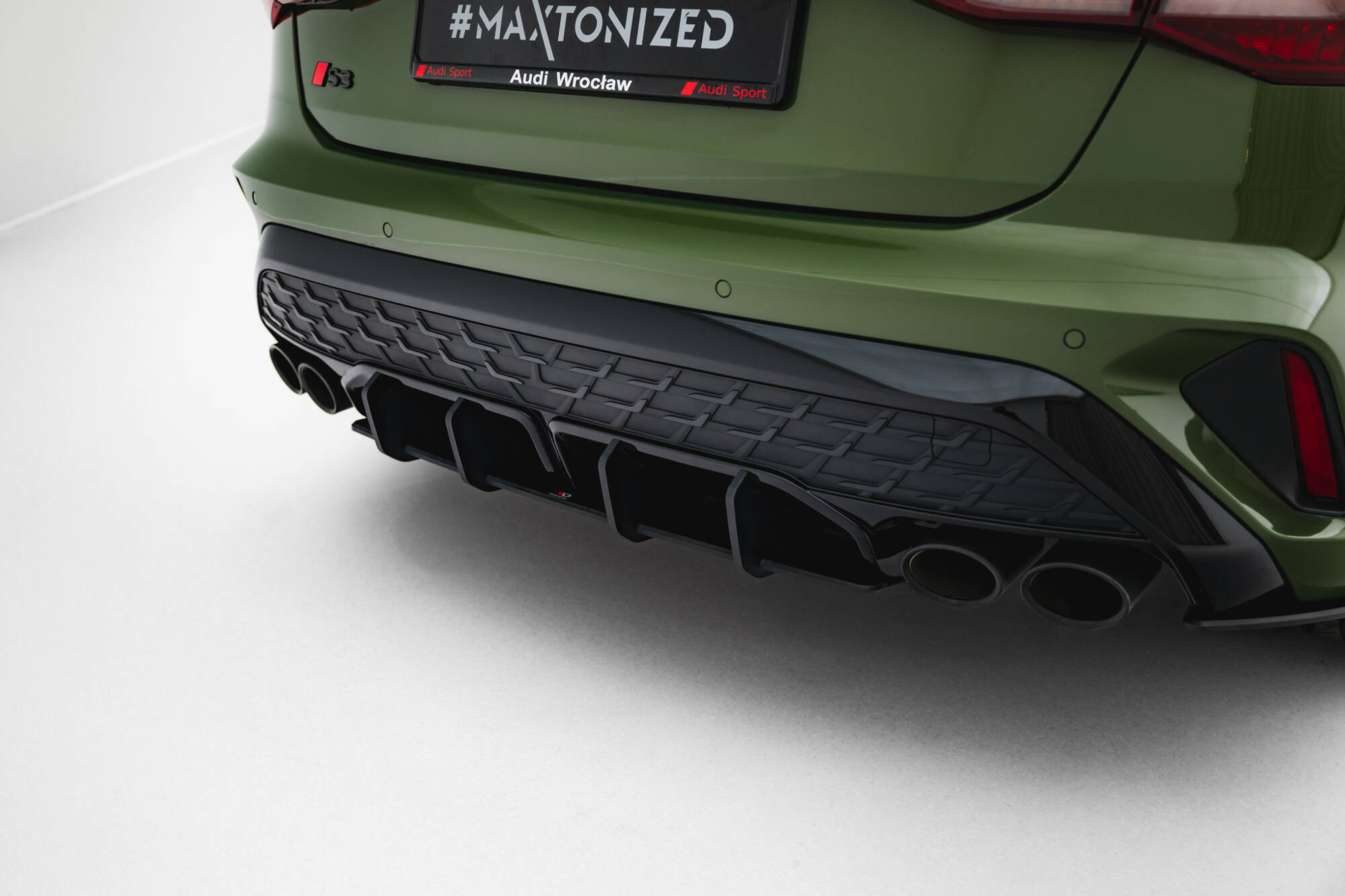 STREET PRO REAR DIFFUSER SUITABLE FOR AUDI S3 SPORTBACK 8Y FACELIFT – MAXTON DESIGN - 3
