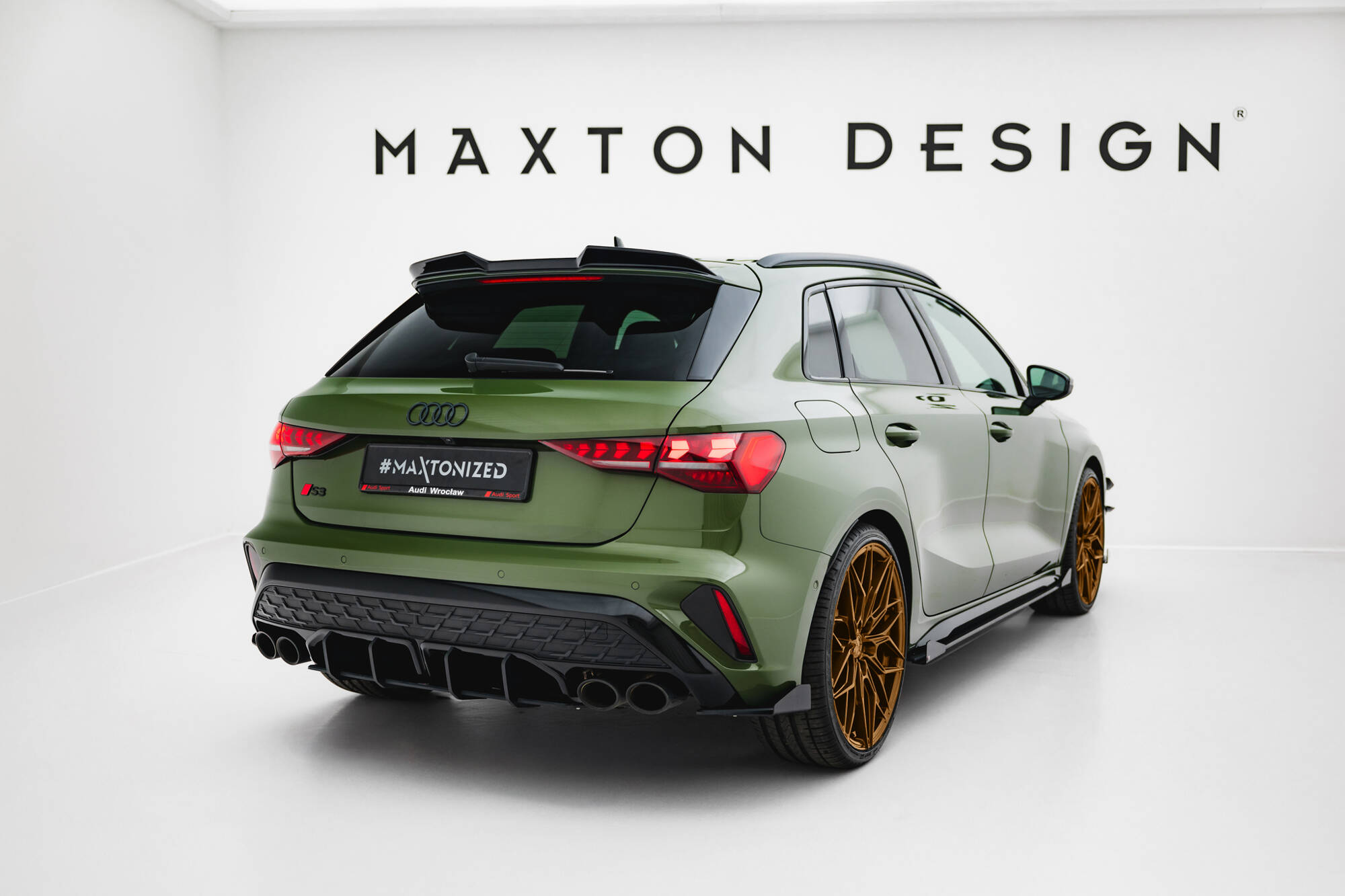 STREET PRO REAR DIFFUSER SUITABLE FOR AUDI S3 SPORTBACK 8Y FACELIFT – MAXTON DESIGN