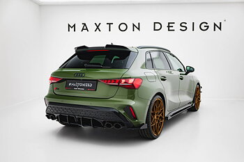STREET PRO REAR DIFFUSER SUITABLE FOR AUDI S3 SPORTBACK 8Y FACELIFT – MAXTON DESIGN