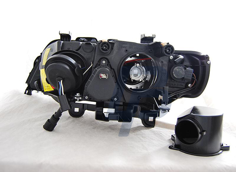 HEADLIGHTS BMW X5 E53 09.99-10.03 LED ANGEL EYES XENON BLACK - 2