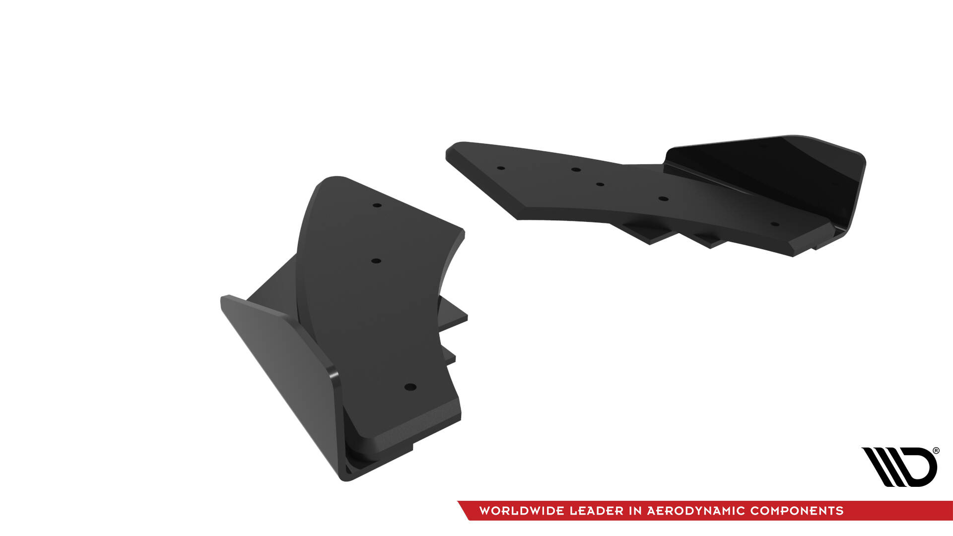 STREET PRO REAR SIDE SPLITTERS + FLAPS SUITABLE FOR AUDI S3 SPORTBACK 8Y FACELIFT – MAXTON DESIGN - 2