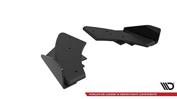 STREET PRO REAR SIDE SPLITTERS + FLAPS SUITABLE FOR AUDI S3 SPORTBACK 8Y FACELIFT – MAXTON DESIGN