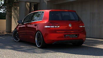 Rear Valance VW Golf Mk6 NO Exhaust CUT OUT (2008-2012)