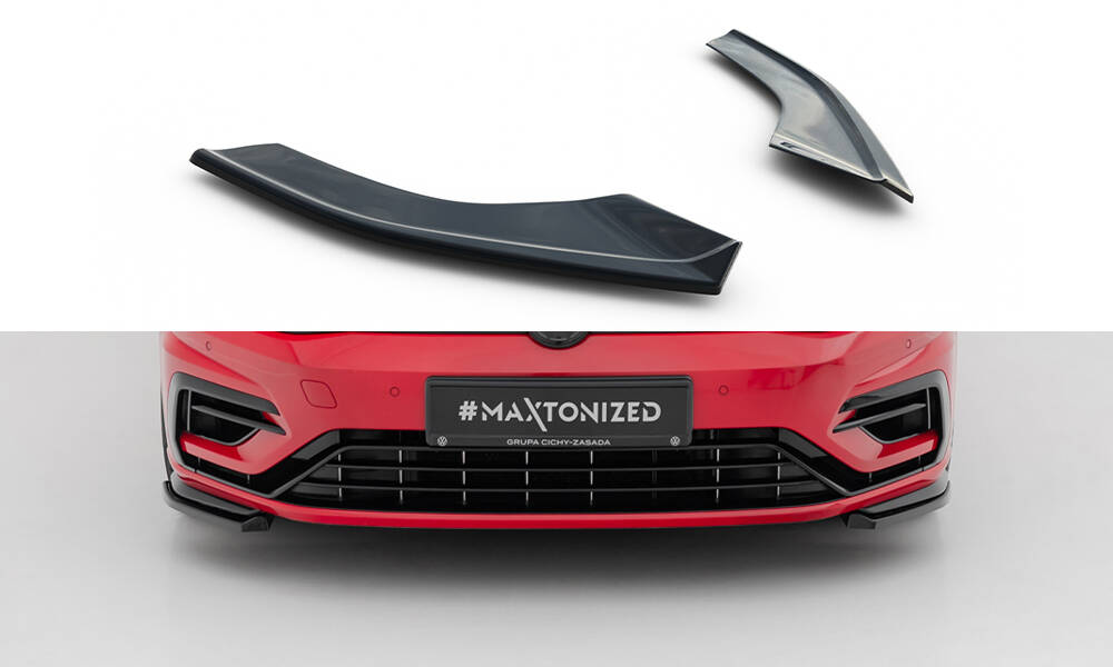 Front Splitter V.8 VW Golf 7 R / R-Line Facelift - 3