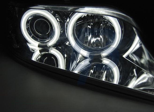 HEADLIGHTS BMW Z3 01.96-02 ANGEL EYES CCFL CHROME - 2