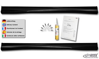 SIDESKIRTS TOYOTA AURIS E150 (2007-2012) "TURBOR"