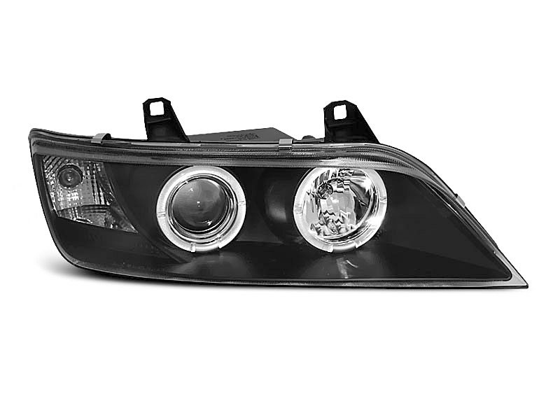 HEADLIGHTS BMW Z3 01.96-02 ANGEL EYES BLACK