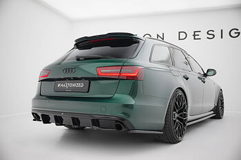 REAR SIDE SPLITTERS V.3 SUITABLE FOR AUDI A6 S-LINE AVANT C7 – MAXTON DESIGN