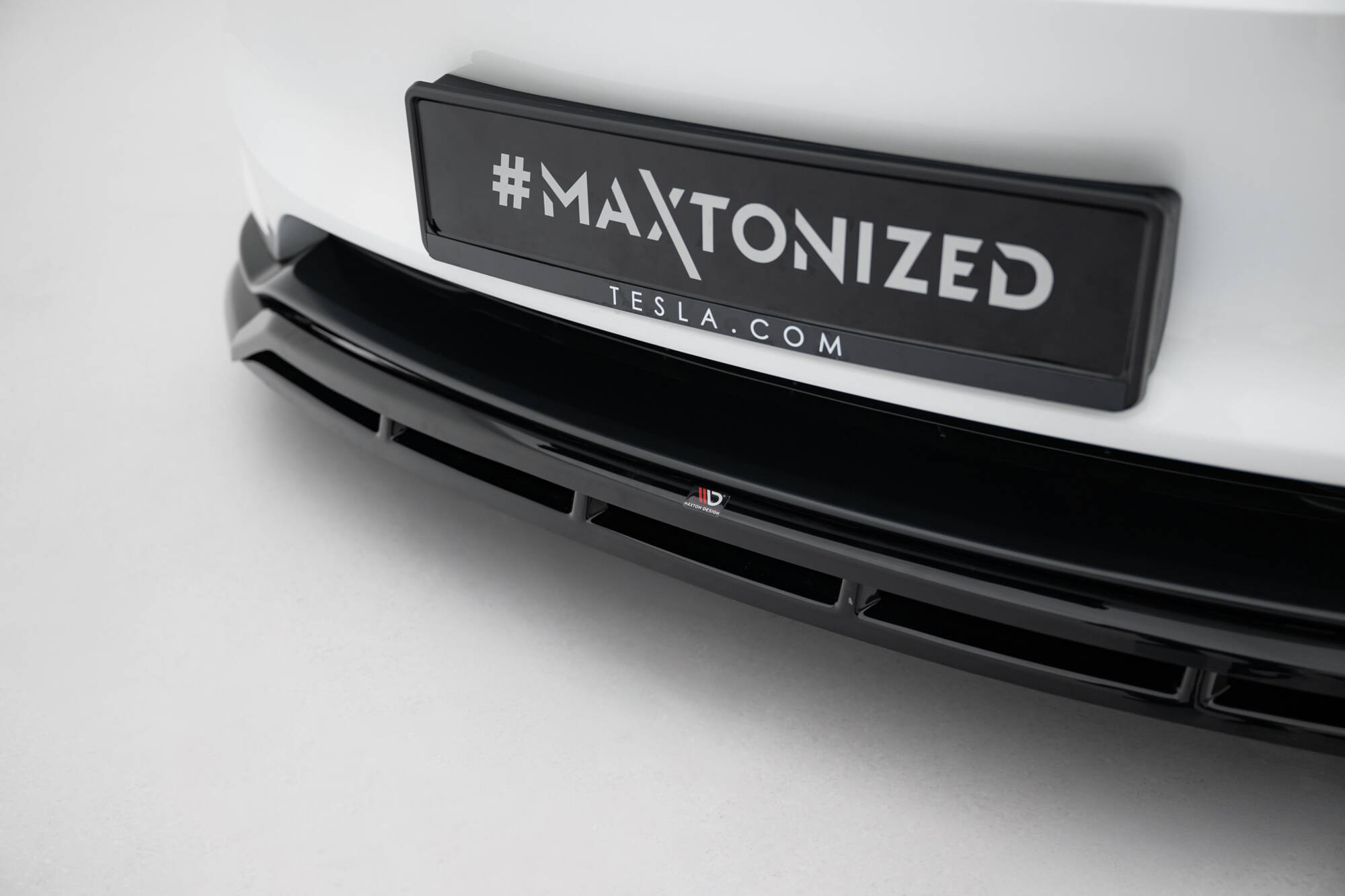 FRONT SPLITTER V.1 SUITABLE FOR TESLA MODEL 3 PERFORMANCE MK1 FACELIFT – MAXTON DESIGN - 4