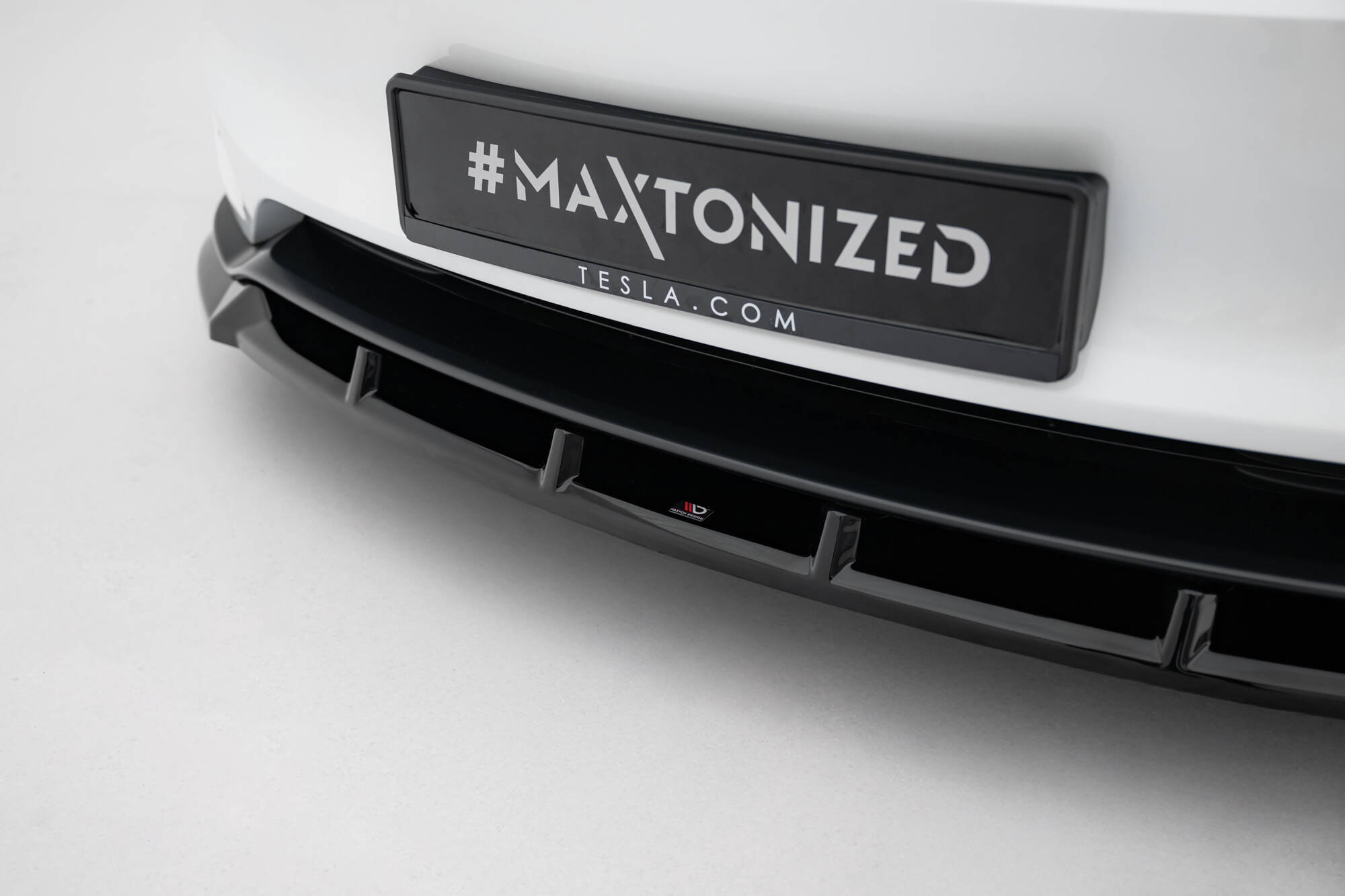 FRONT SPLITTER V.2 SUITABLE FOR TESLA MODEL 3 PERFORMANCE MK1 FACELIFT – MAXTON DESIGN - 3