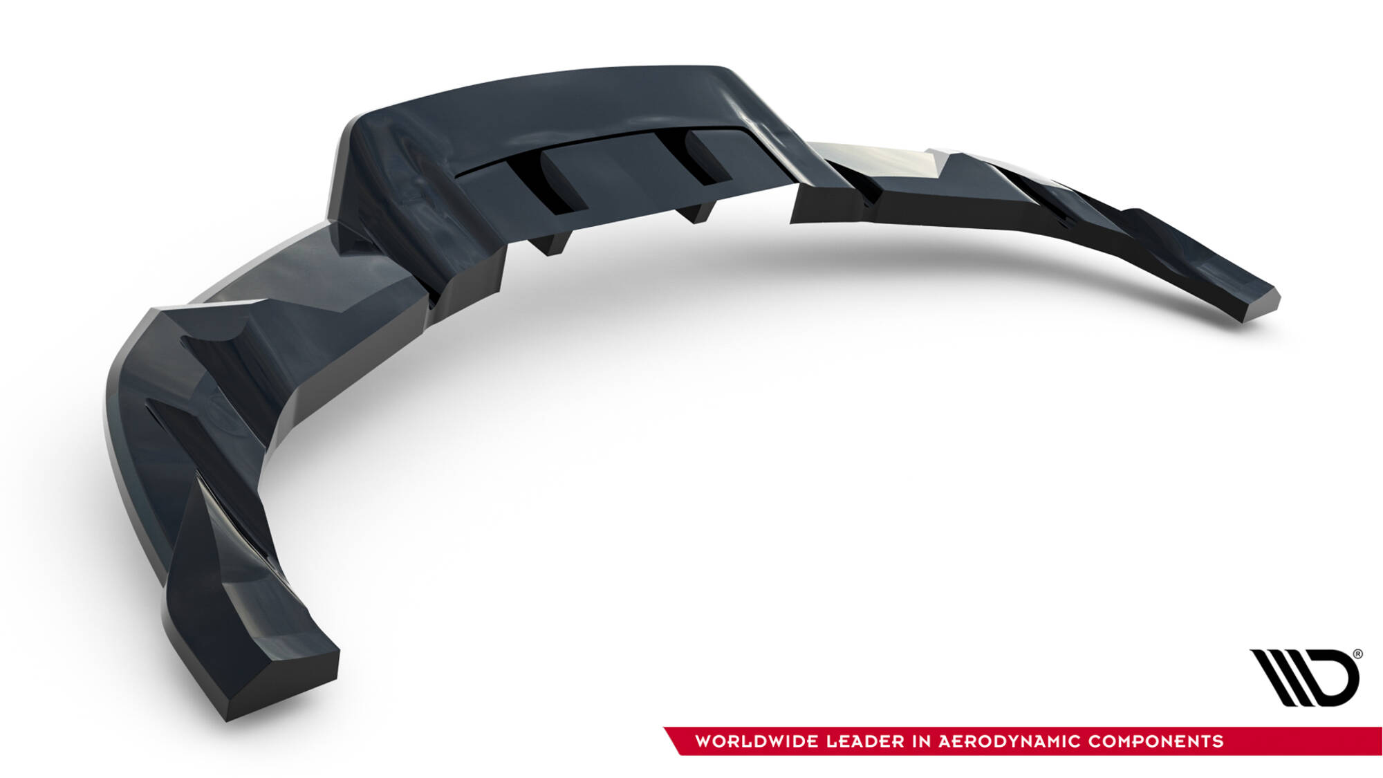 REAR SPLITTER (WITH VERTICAL BARS) V.2 SUITABLE FOR TESLA MODEL 3 PERFORMANCE MK1 FACELIFT – MAXTON DESIGN