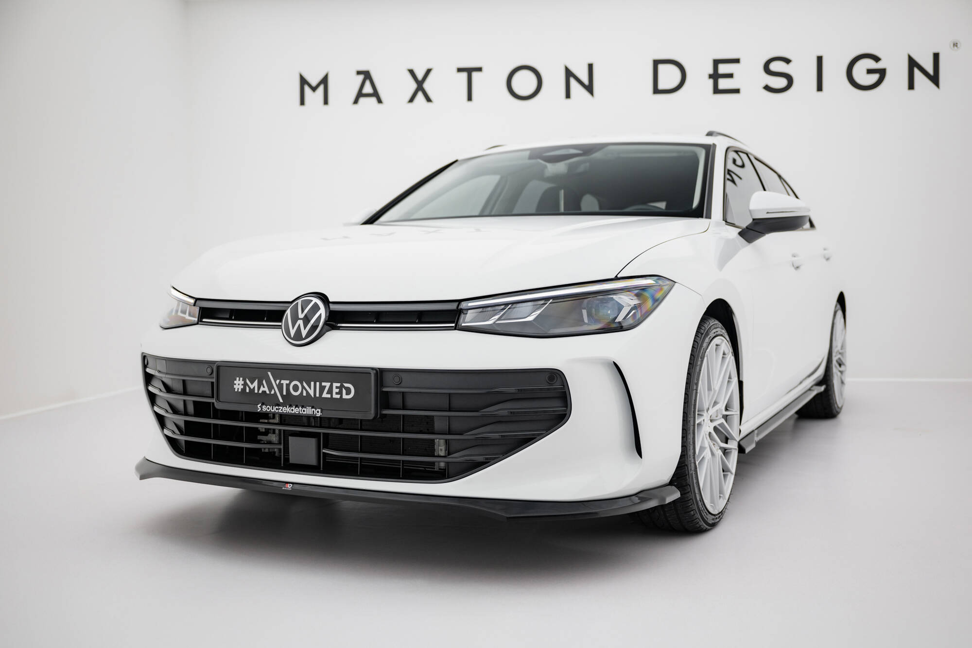 FRONT SPLITTER V.1 SUITABLE FOR VOLKSWAGEN PASSAT B9 – MAXTON DESIGN - 3