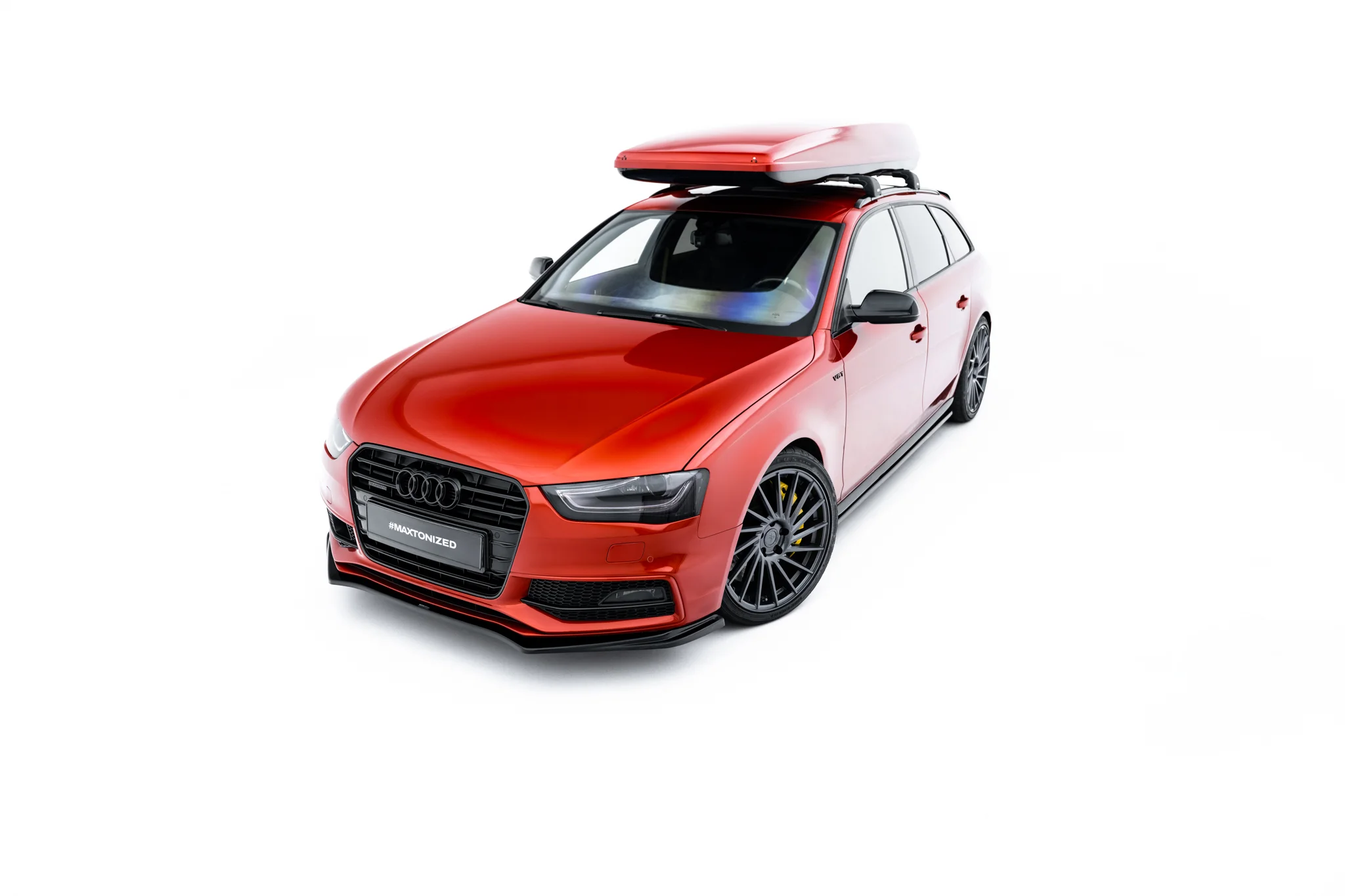 FRONT SPLITTER V.4 SUITABLE FOR AUDI A4 S-LINE / S4 B8 FACELIFT – MAXTON DESIGN - 6