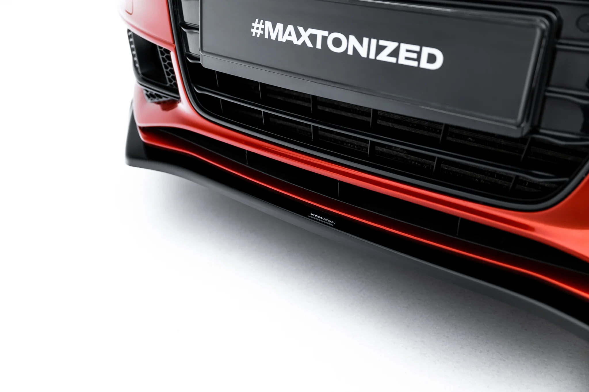 FRONT SPLITTER V.4 SUITABLE FOR AUDI A4 S-LINE / S4 B8 FACELIFT – MAXTON DESIGN - 5