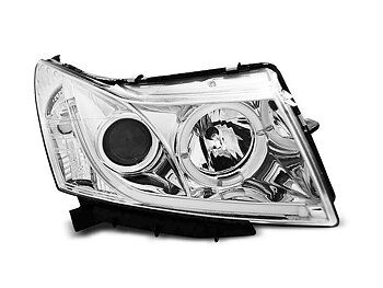 HEADLIGHTS CHEVROLET CRUZE 09-12 TUBE LIGHT CHROME