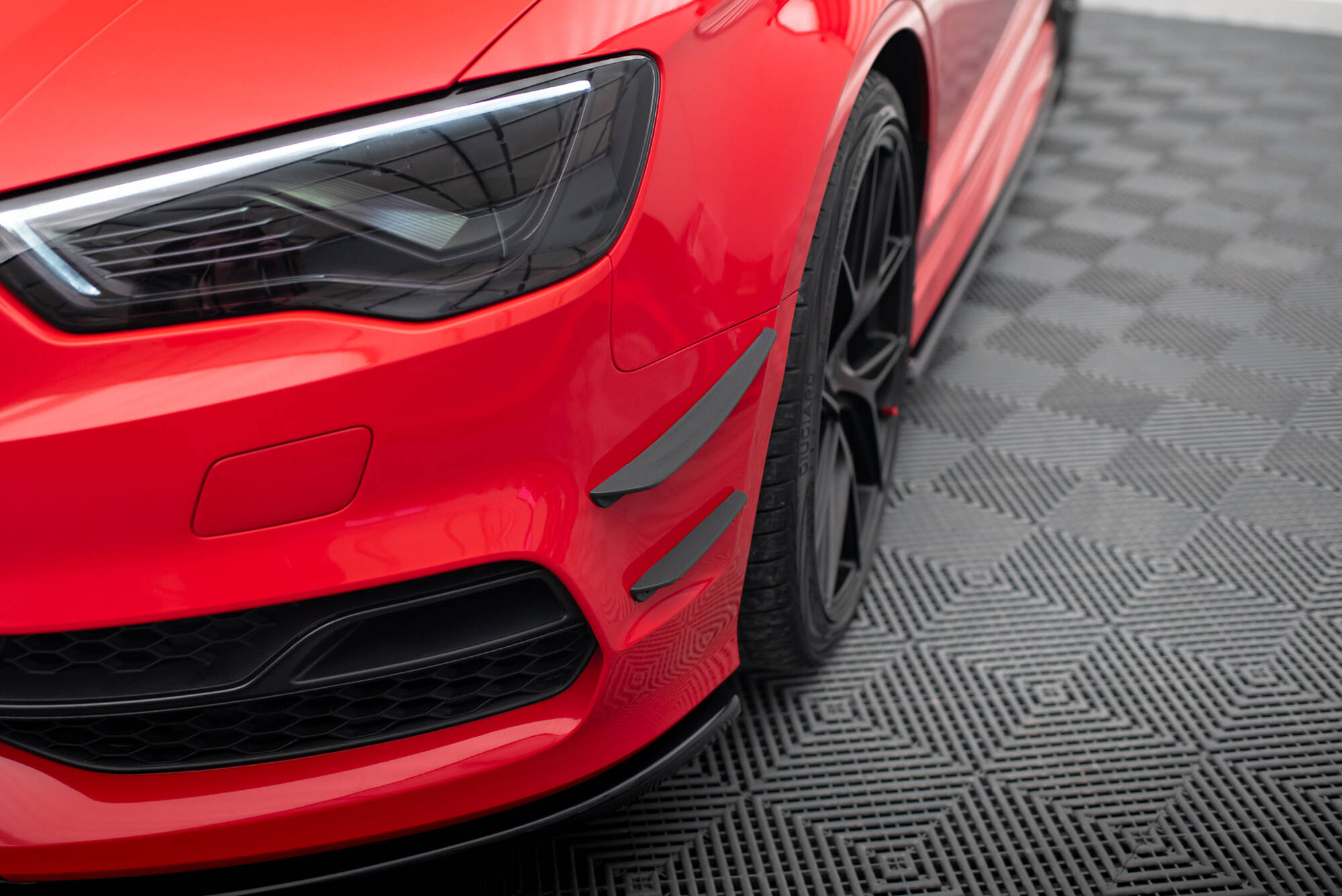 Front Bumper Wings (Canards) Audi S3 / A3 S-Line 8V Sedan / Cabrio - 5