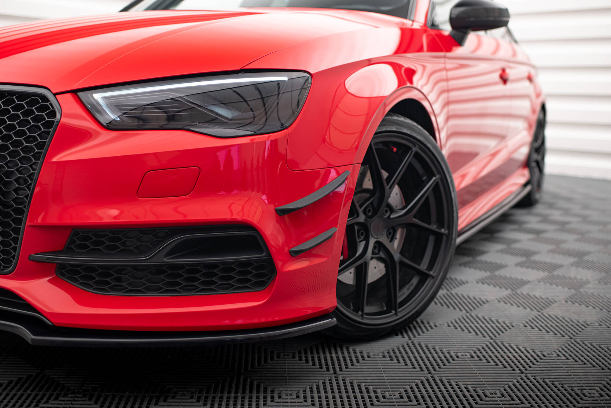 Front Bumper Wings (Canards) Audi S3 / A3 S-Line 8V Sedan / Cabrio - 8