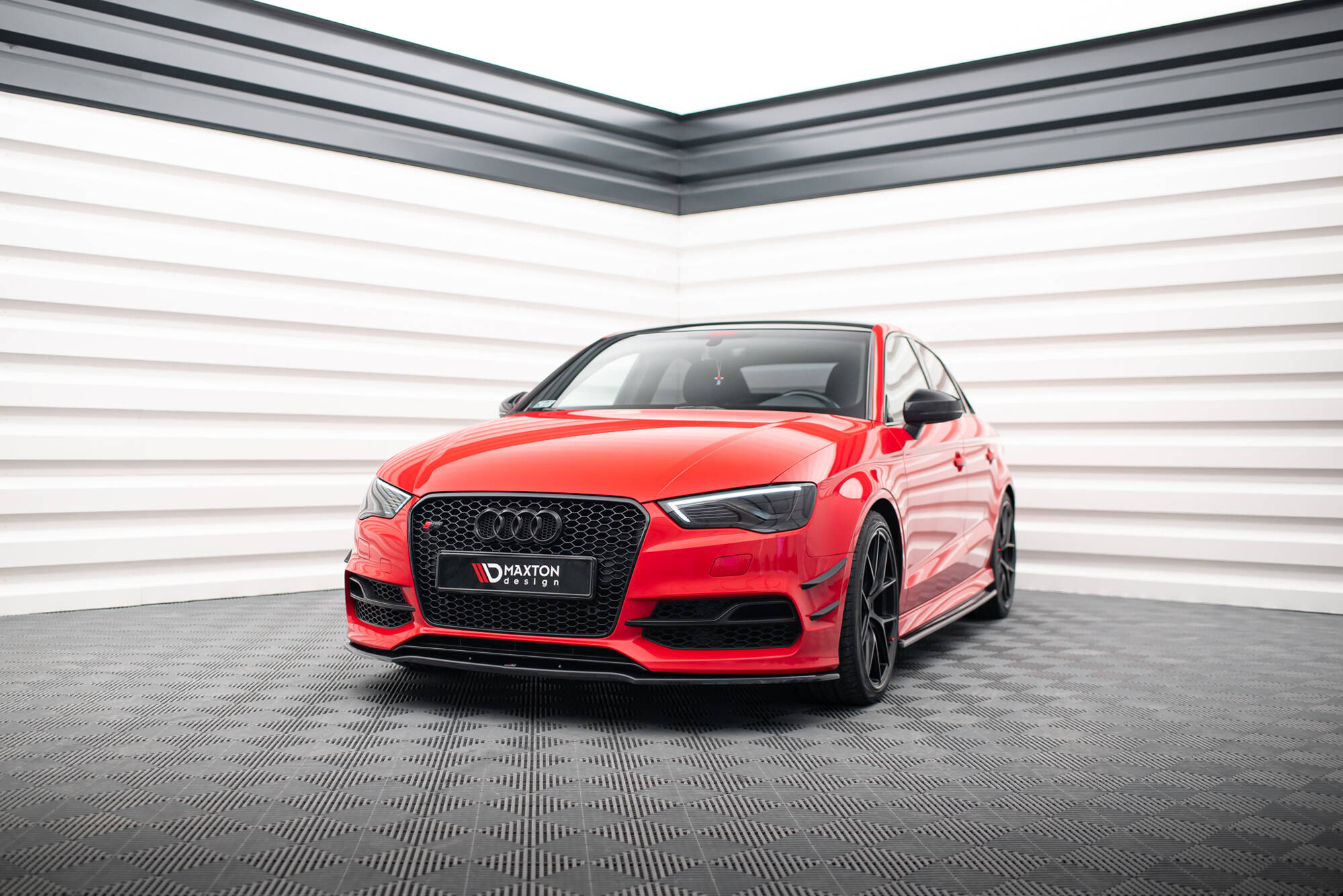 Front Bumper Wings (Canards) Audi S3 / A3 S-Line 8V Sedan / Cabrio - 3