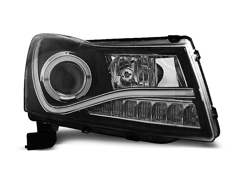 HEADLIGHTS CHEVROLET CRUZE 09-12 DAYLIGHT BLACK