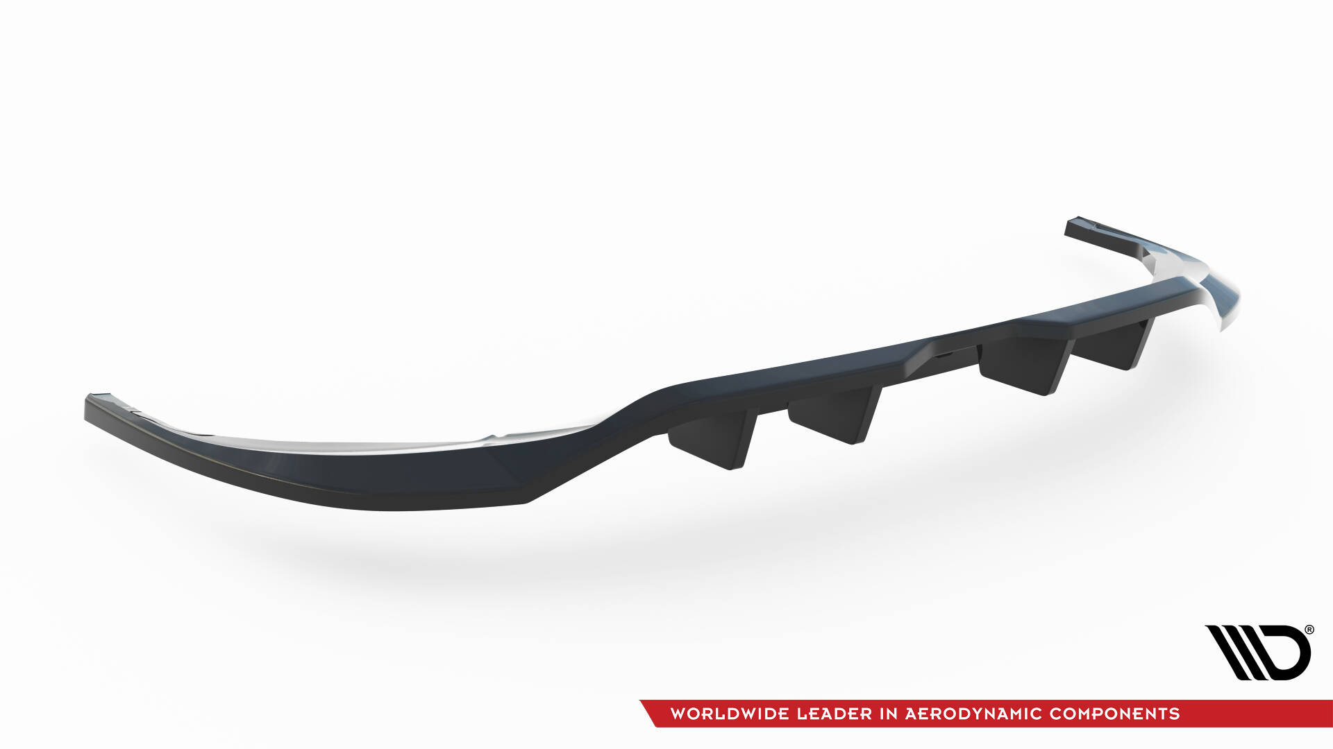 Central Rear Splitter (Vertical Bars) Volkswagen Tiguan Allspace R-Line Mk2 Facelift - 7