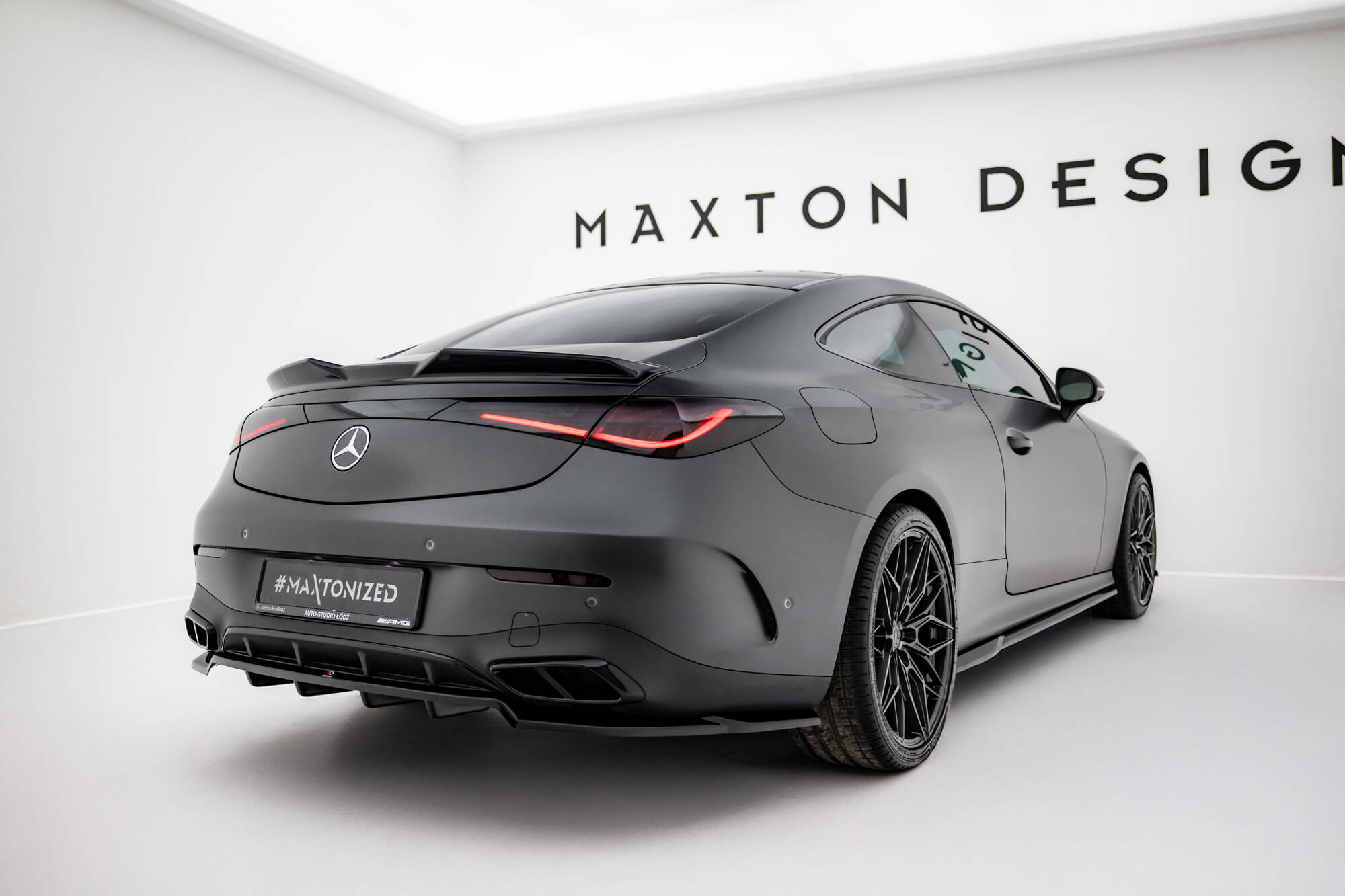 REAR SPLITTER (WITH VERTICAL BARS) SUITABLE FOR MERCEDES-BENZ CLE AMG-LINE C236 – MAXTON DESIGN - 3