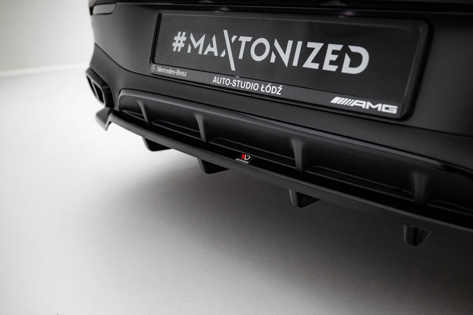 REAR SPLITTER (WITH VERTICAL BARS) SUITABLE FOR MERCEDES-BENZ CLE AMG-LINE C236 – MAXTON DESIGN - 2
