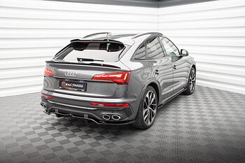 Central Rear Splitter (Vertical Bars) Audi SQ5 Sportback Mk2 Facelift