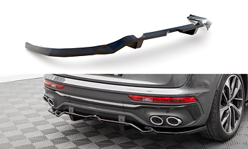 Central Rear Splitter (Vertical Bars) Audi SQ5 Sportback Mk2 Facelift