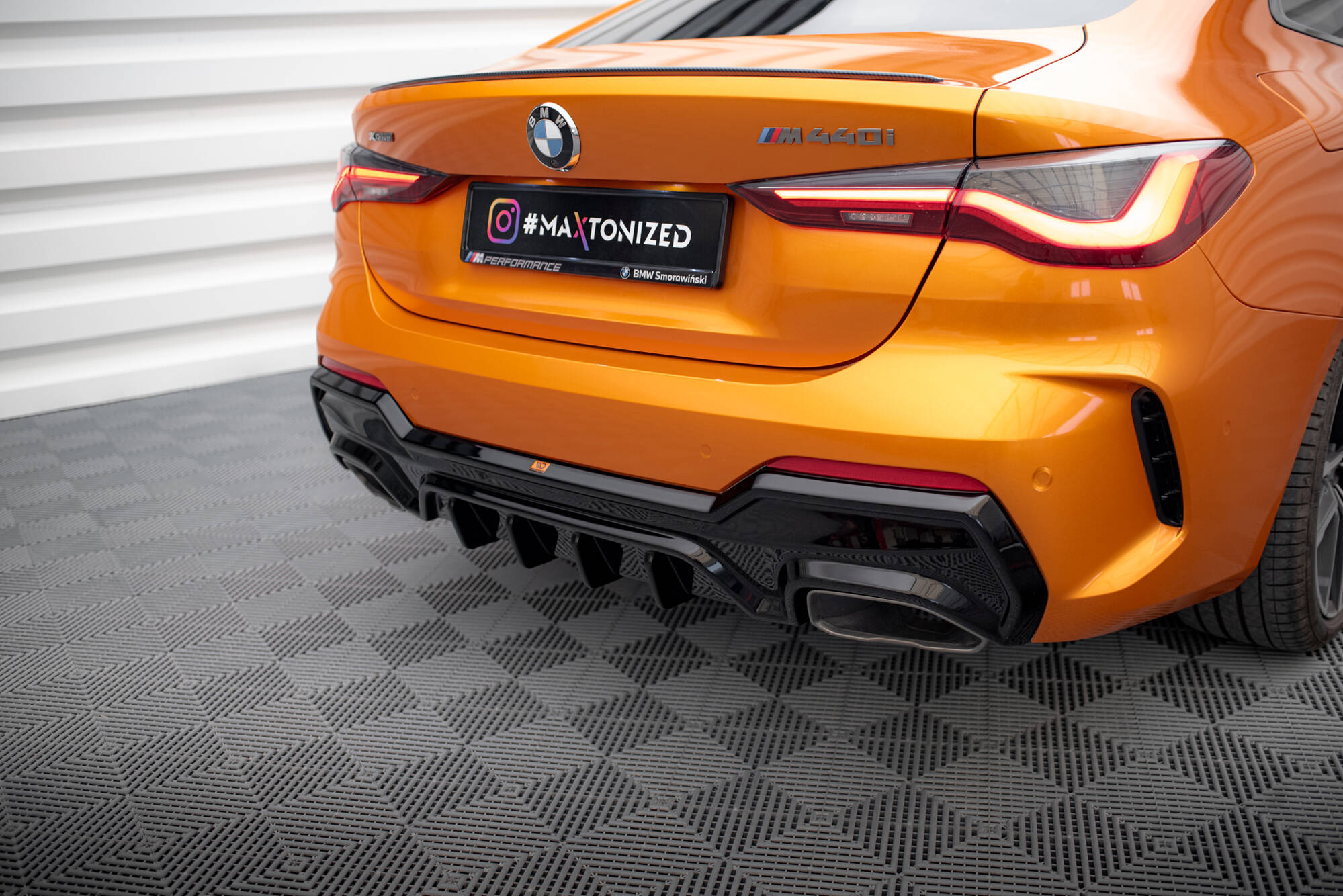 REAR VALANCE SUITABLE FOR BMW M440I / M440D G22 / G23 / G22 FACELIFT / G23 FACELIFT – MAXTON DESIGN - 2