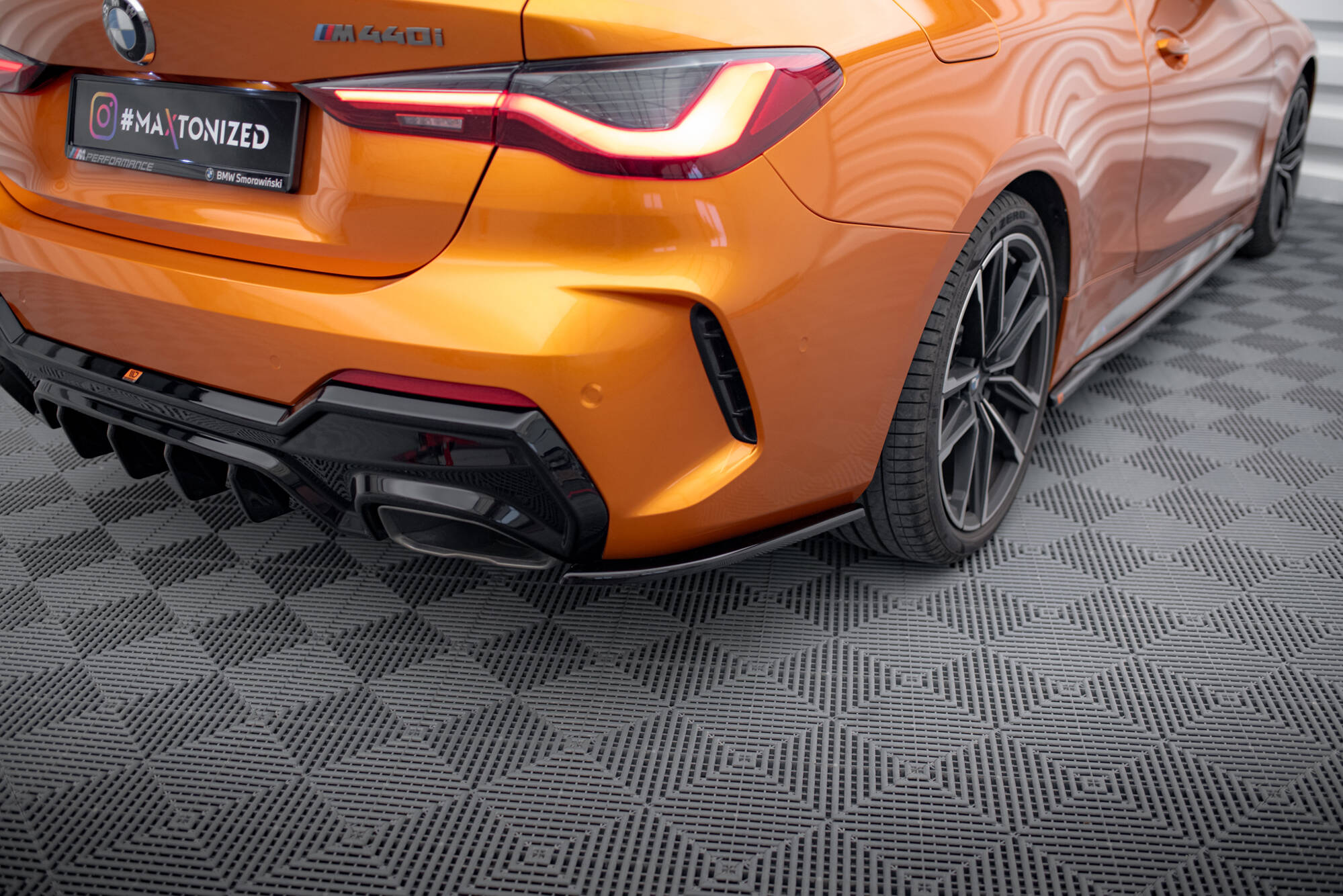 REAR SIDE SPLITTERS V.5 SUITABLE FOR BMW 4 M440I G22 / G23 / G22 FACELIFT / G23 FACELIFT – MAXTON DESIGN - 5