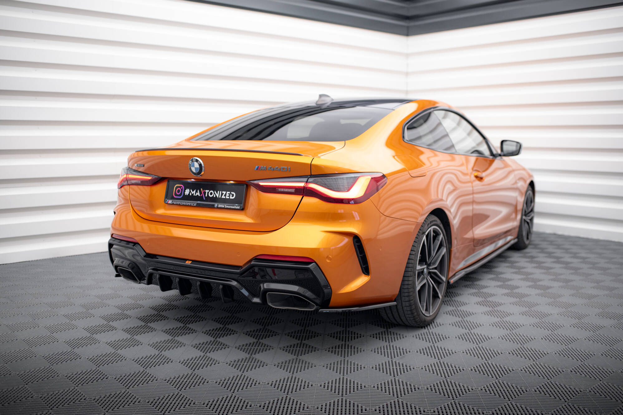 REAR SIDE SPLITTERS V.5 SUITABLE FOR BMW 4 M440I G22 / G23 / G22 FACELIFT / G23 FACELIFT – MAXTON DESIGN - 2